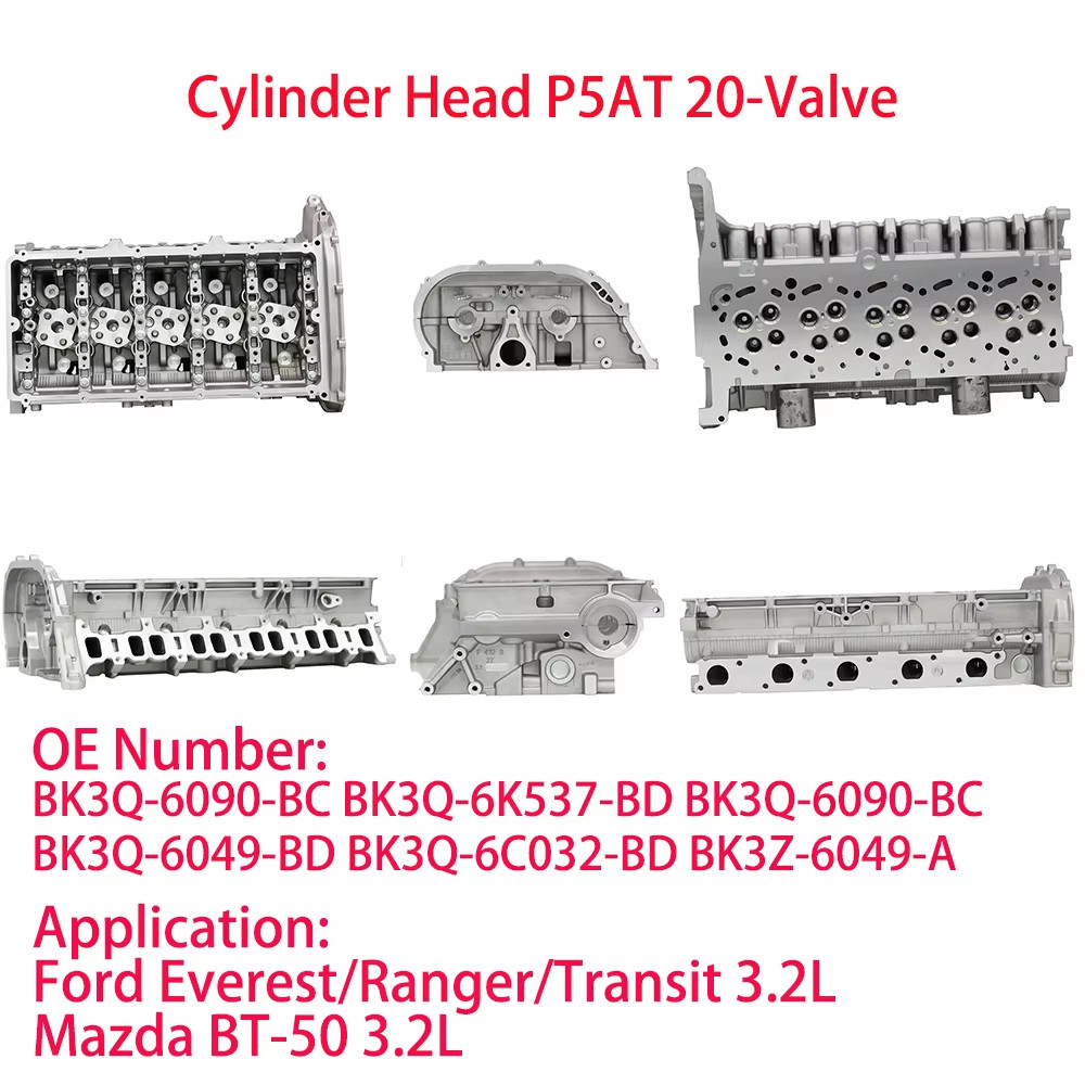 Cylinder Heads Ford Ranger 3.2 P5ATFord Ranger 2.2 P4AT Ford Everest 2011 Cylinder Head Aluminum Ford 2.3l Cylinder Head