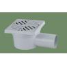 Buy cheap UPVC plastic side floor drain, shower room drain,kitchen floor drain from wholesalers