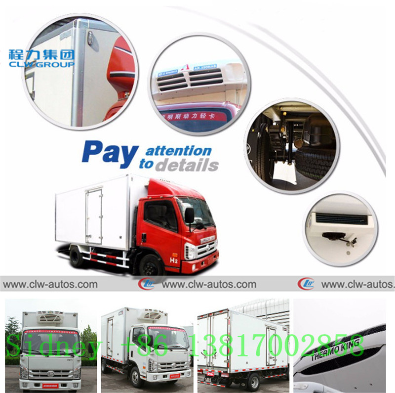 JMC 4X2 Small Refrigerated Van Truck For Drinks Delivery