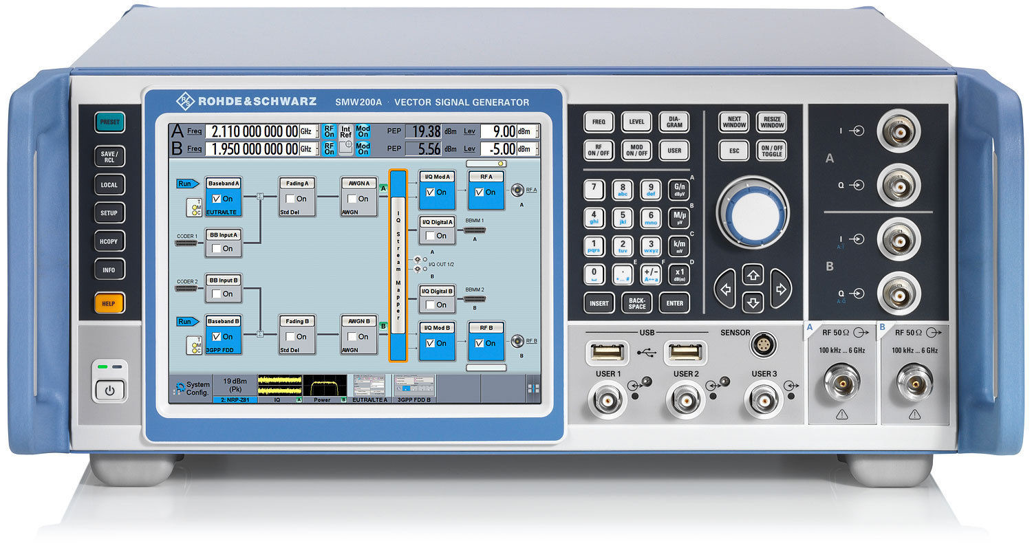 Rohde And Schwarz SMW200A Vector Signal Generator 160 MHz Support MIMO Modes