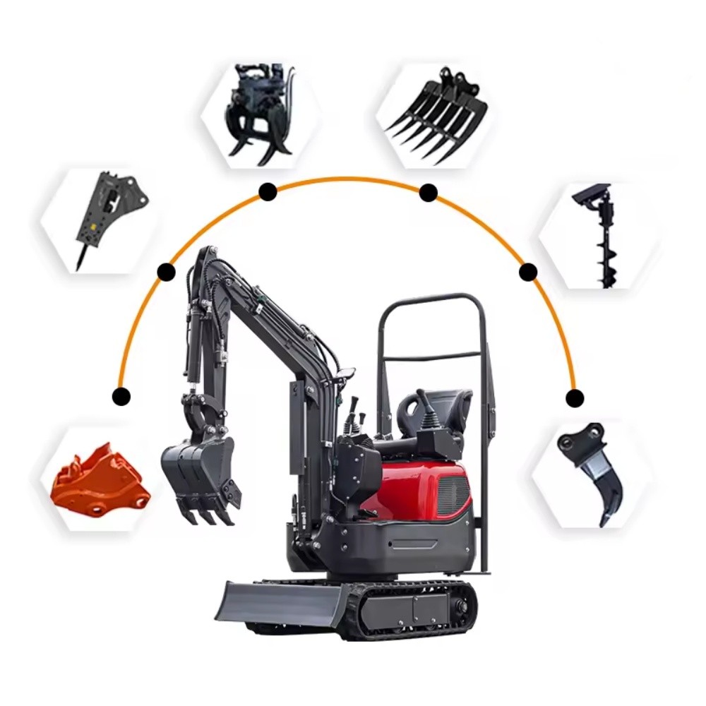 Good Condition 1ton Mini Excavator For Sale In North America Meet CE / EPA / Euro 5 Hydraulic Crawler
