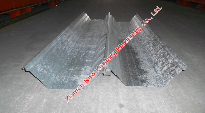 Seam Lock Metal Sheet Roof Roll Forming Machine Customized With Fixing Clip
