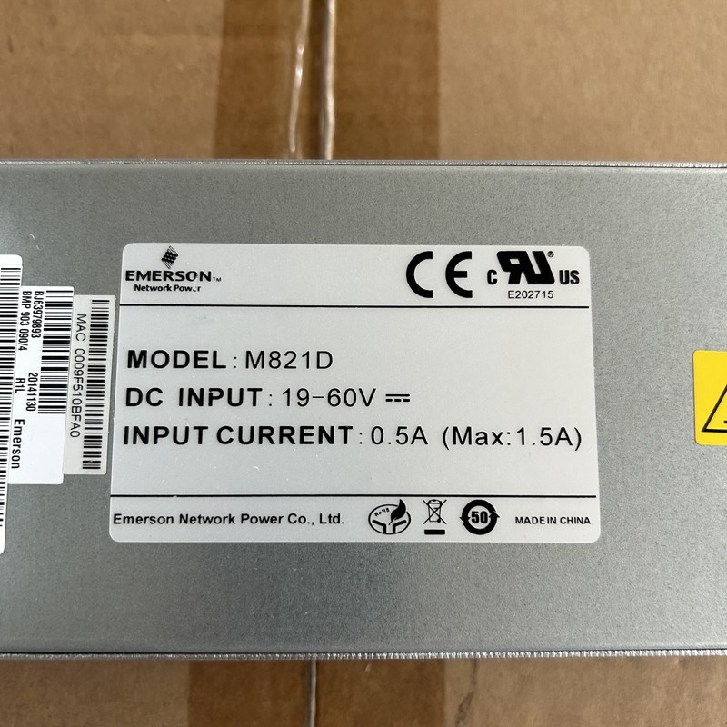 New Original Emerson M821D Controller Monitoring Module For Netsure Power Supply System