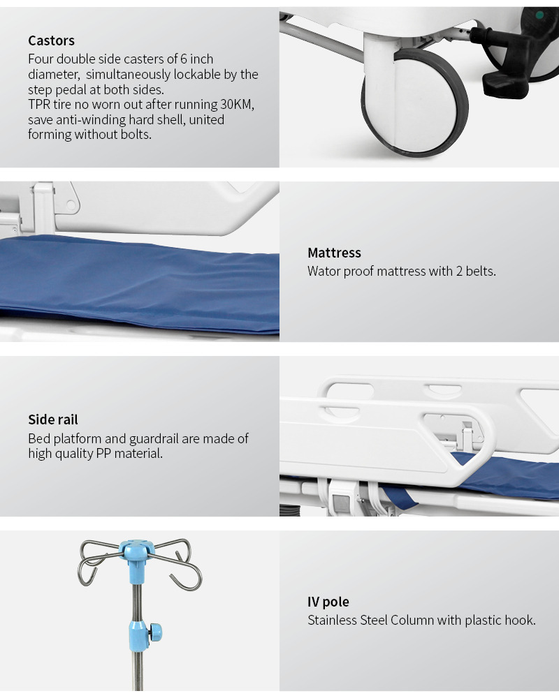 Emergency Hospital Patient Transfer Trolley