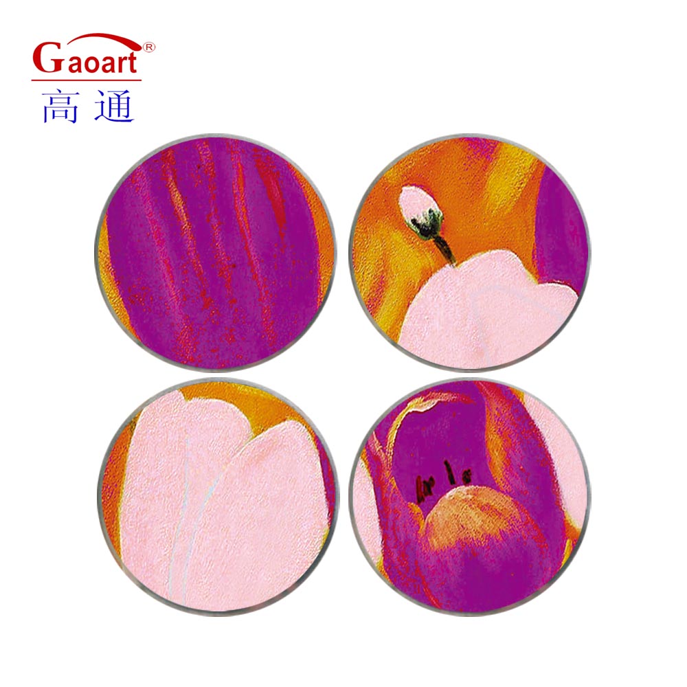 Sustainable Design Clear Float Glass Coaster Mats Pads for Table Decoration 3000 Sets