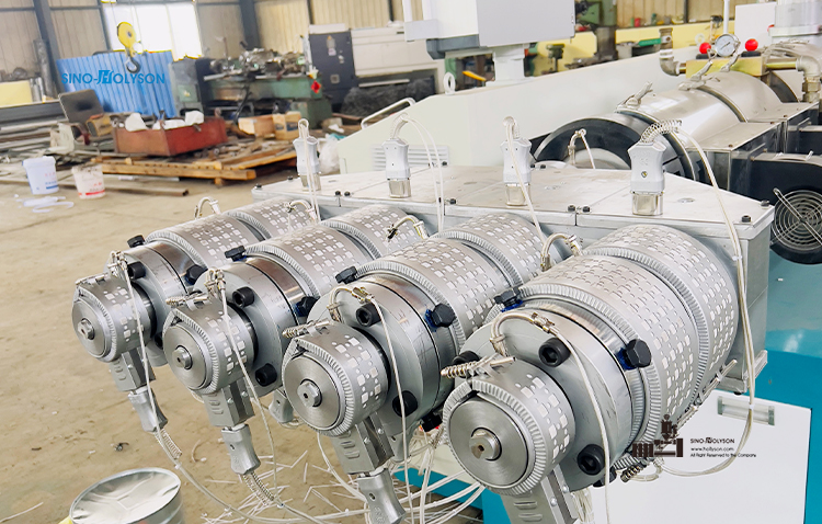 22kw PVC Conduit Pipe Making Machine Electric Four Cavity