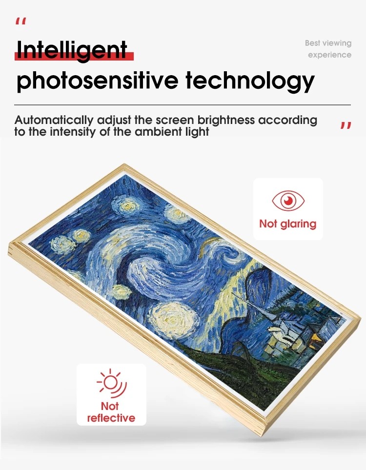 Electronic Artistic Digital Photo Frames For Photos Music Images Wall Mount