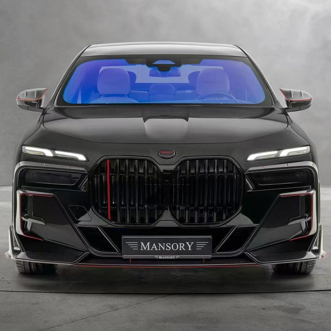 For BMW 7 Series Carbon Fiber Body Kit 7 Series Upgraded MSY-style Carbon Fiber Front Lip Diffuser Spoiler Body Kit