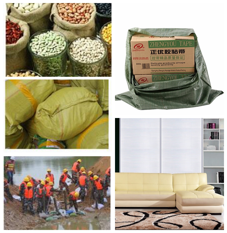 Grey green thin woven bag Composite paper for high-strength cement packaging bags