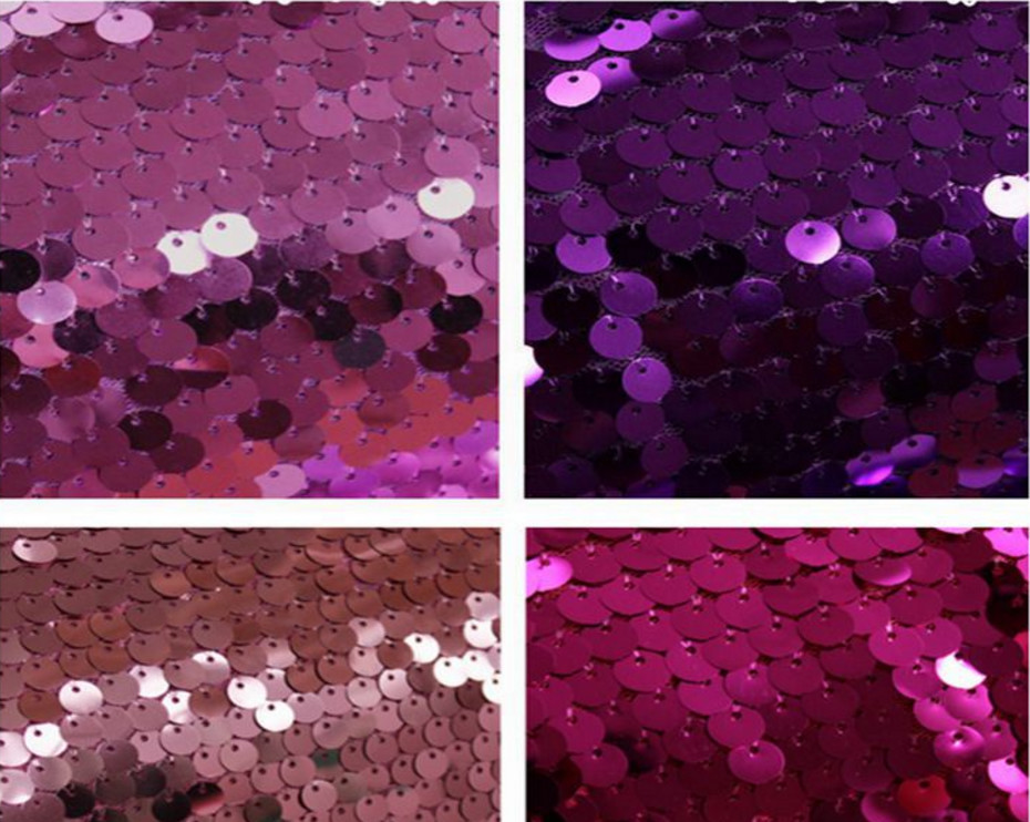 3mm Sequin Fabric in Different Color DIY Decoration Fashion Garment Fabric