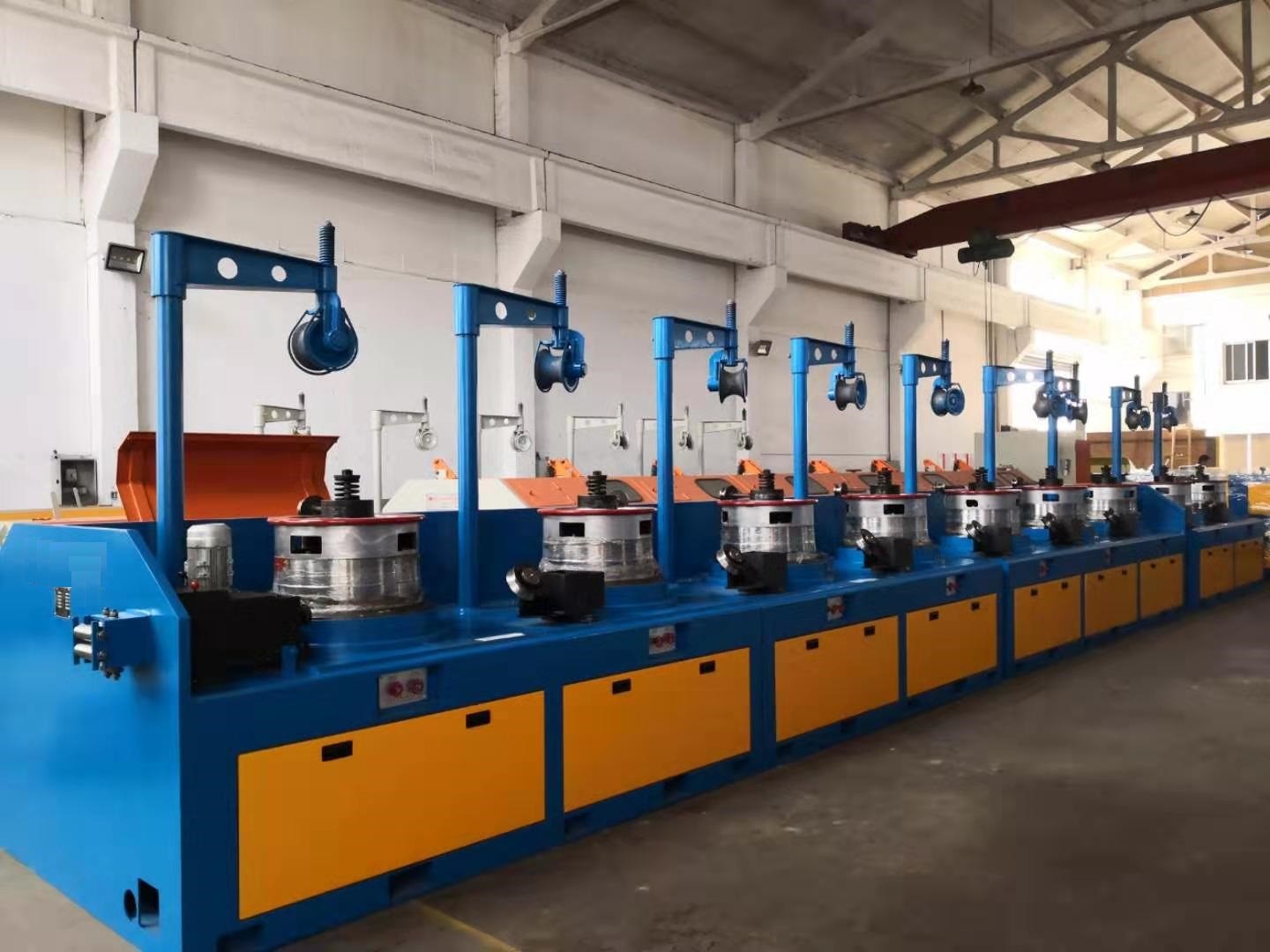 LW7-560 Pulley Type Wire Drawing Machine For Nails, Binding Wires