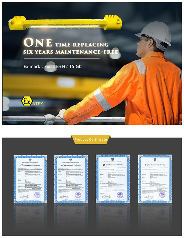 ATEX Approved cast aluminum Explosion Proof LED Flood Light Low copper content