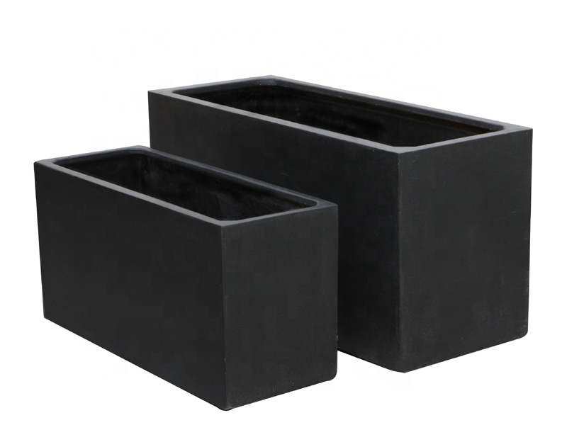 EN840 Certificate Outdoor Facility Large Metal Plant Pots