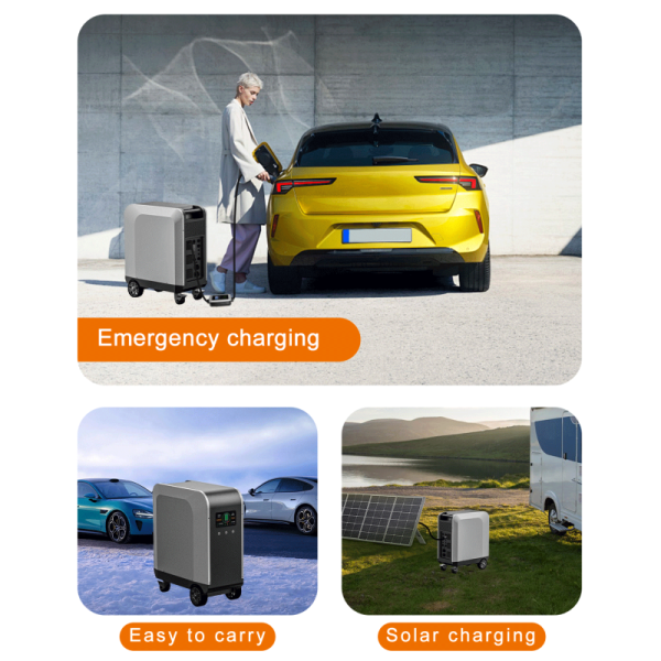 Outdoor Portable Emergency Charging Station Generator 5kWh–10kWh For EV car & Camping