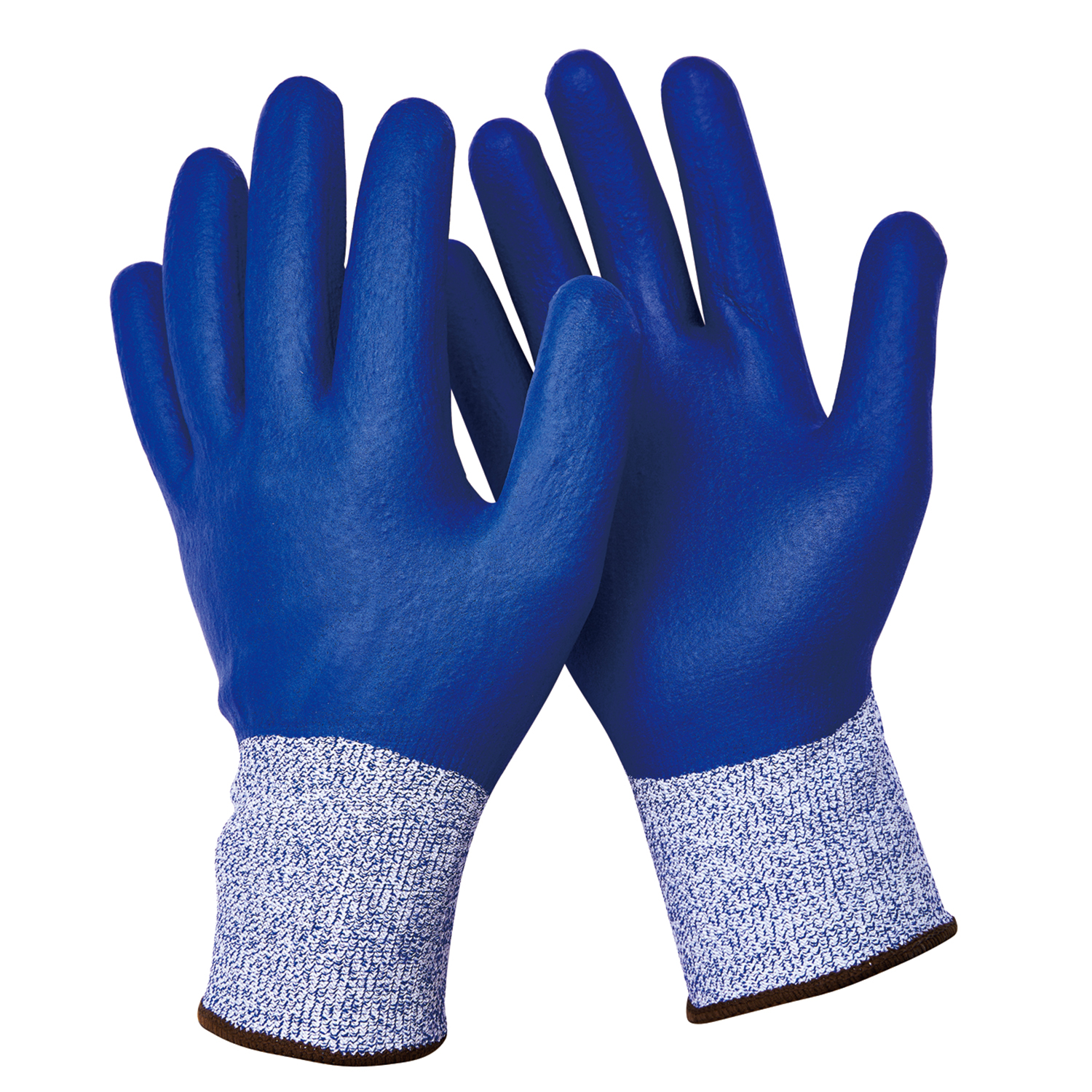 Cut Resistant Level 3-5th Smooth Nitrile Full Palm Coated Gloves N-D144 13G HPPE