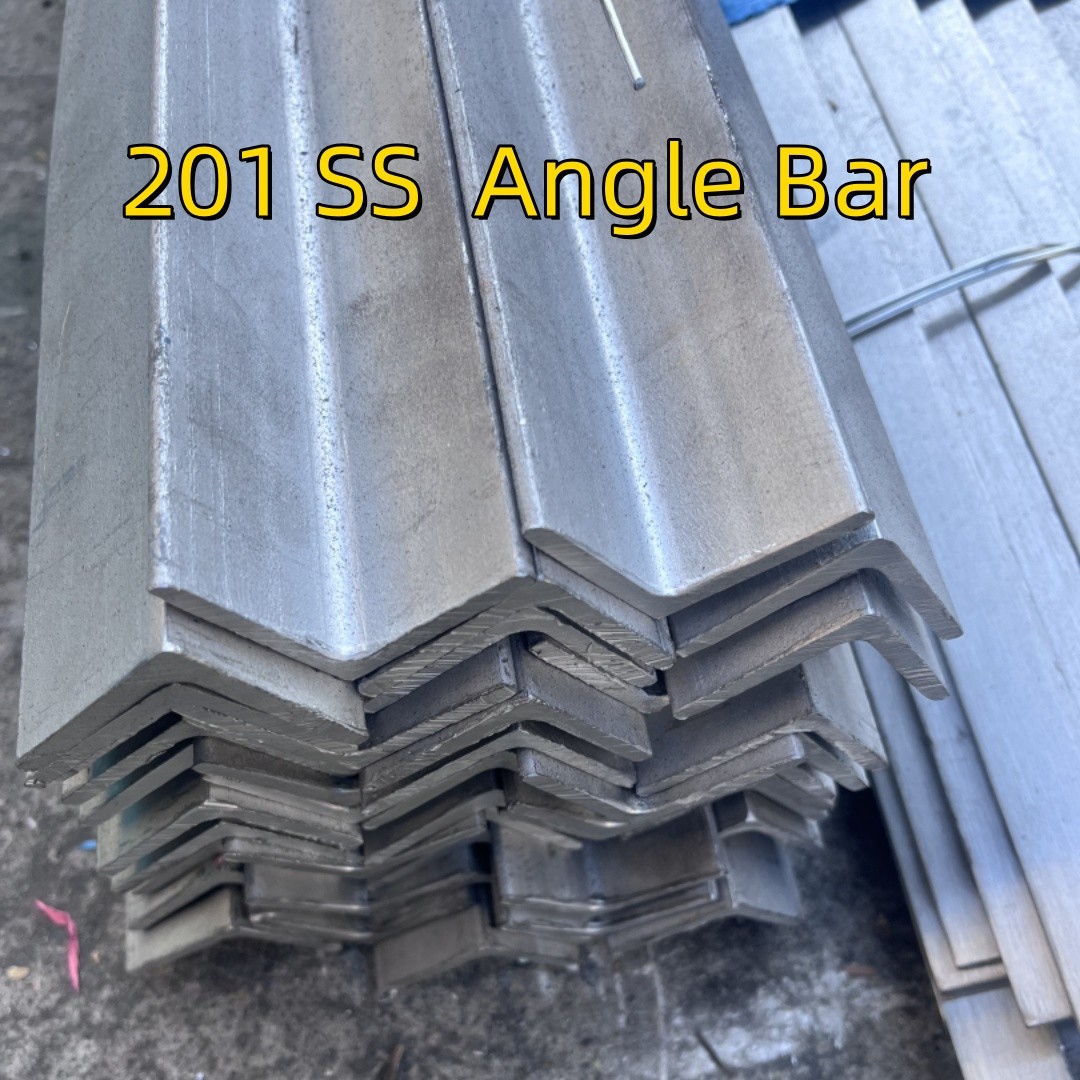 201 Stainless Steel Angle Bar 50*50*5*6000mm SS 201 Angle Profile Equal And Unequal