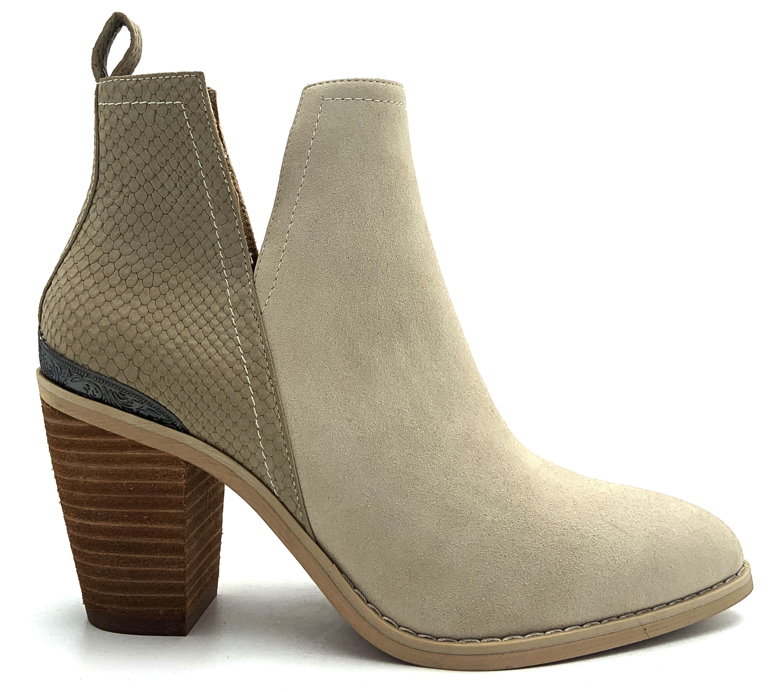 Casual Womens Boot Shoes , Ladies Stiletto Boots With Leather Upper Material