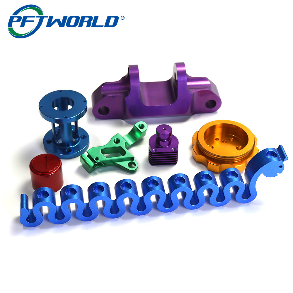 Custom Turning And Machining CNC Machining Aluminum Parts Colorful Anodizing