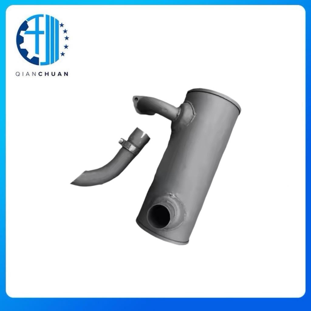 Muffler 4638006 4448024 For Isuzu Engine 4JG1 Hitachi Excavator ZX60 ZX70 ZX80LCK ZAXIS80