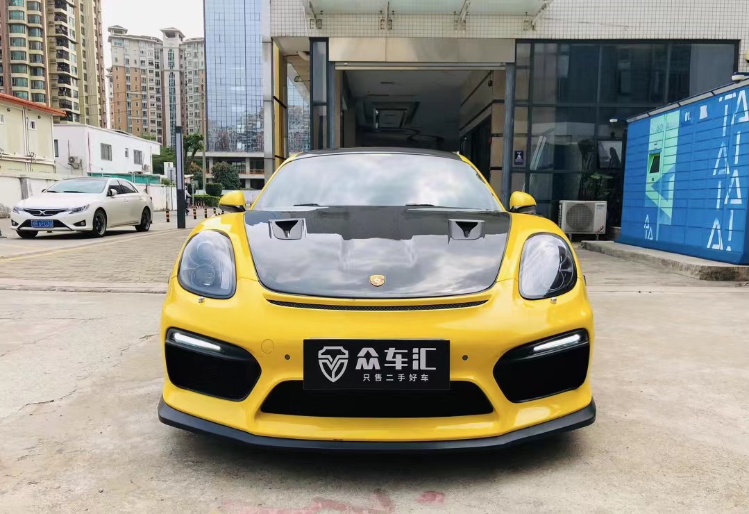 PU Plastic Products for Porsche Boxster 981 Body Kit Boxster 981 Upgraded GT4 Front and Rear Bumper Spoilers