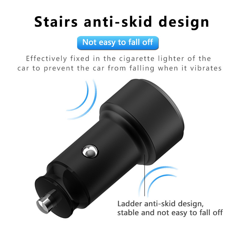 FQC18-1 Dual QC3.0 USB CAR CHARGER Universal Compatible USB CAR CHARGER for all electronics cheap price