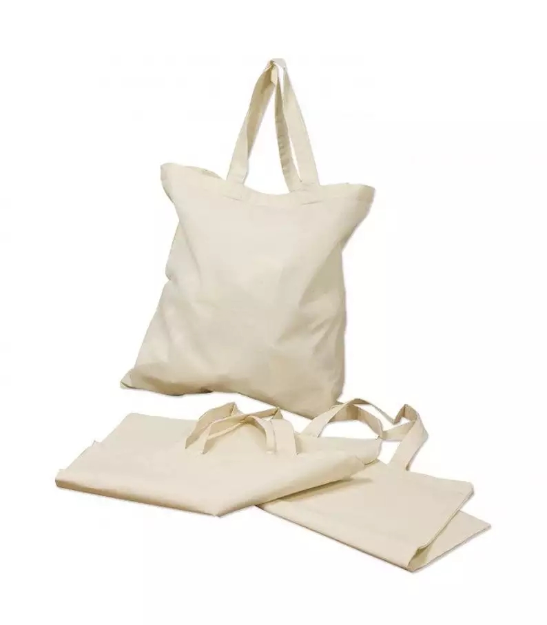 Factory OEM White color Nature Handbag Tote Cotton Bag Wholesale Custom Canvas Green Shopping Bags Shoulder Bag