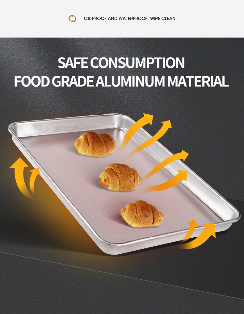 Aluminum Non-Stick Plated Baking Oven Tray with Large Inventory