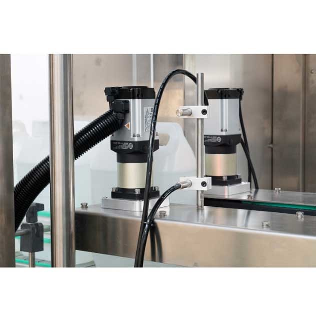 Fully Automatic Screw Capping Machine Tracking With Cap Sorter Capping Head Moving System