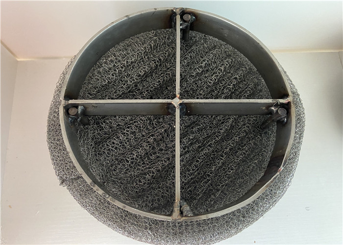 Metallurgy Filter Wire Mesh Demister Pad Customized Sizes For Chemical Tower