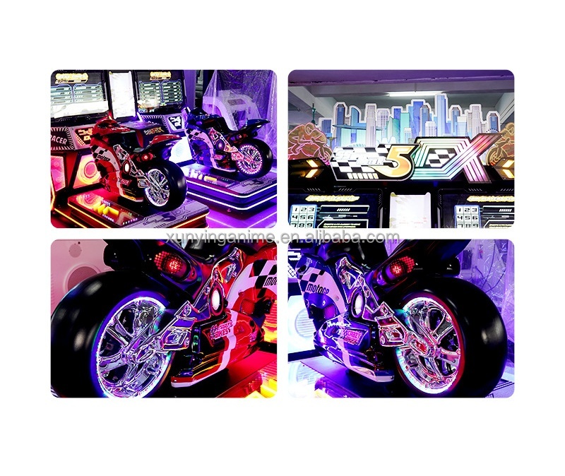 Indoor Coin Operated Motorcycle Racing Arcade Machine Game Simulator OEM