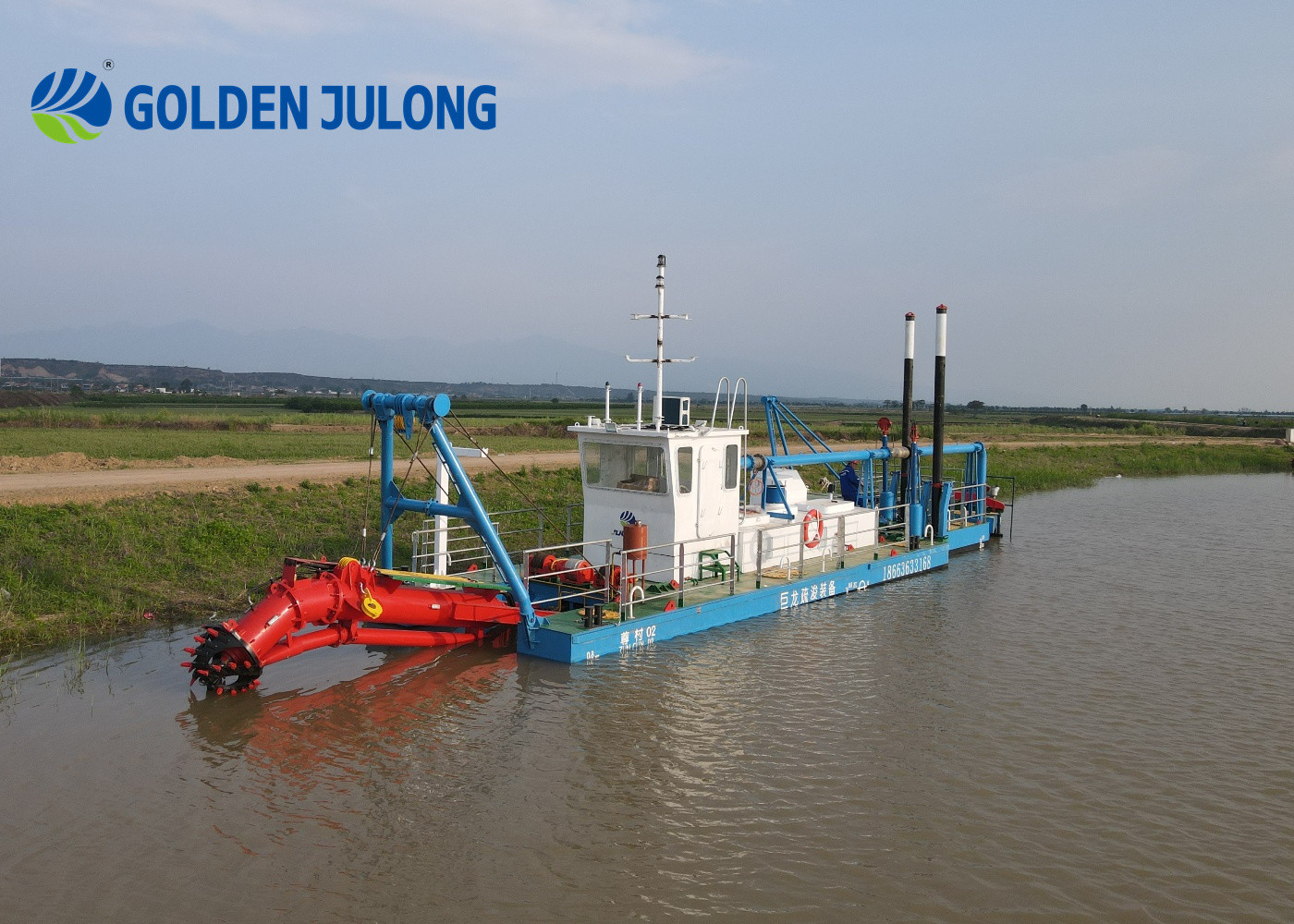 JLCSD200 Hydraulic Cutter Suction Dredger 500 M3/H With Customizable Services