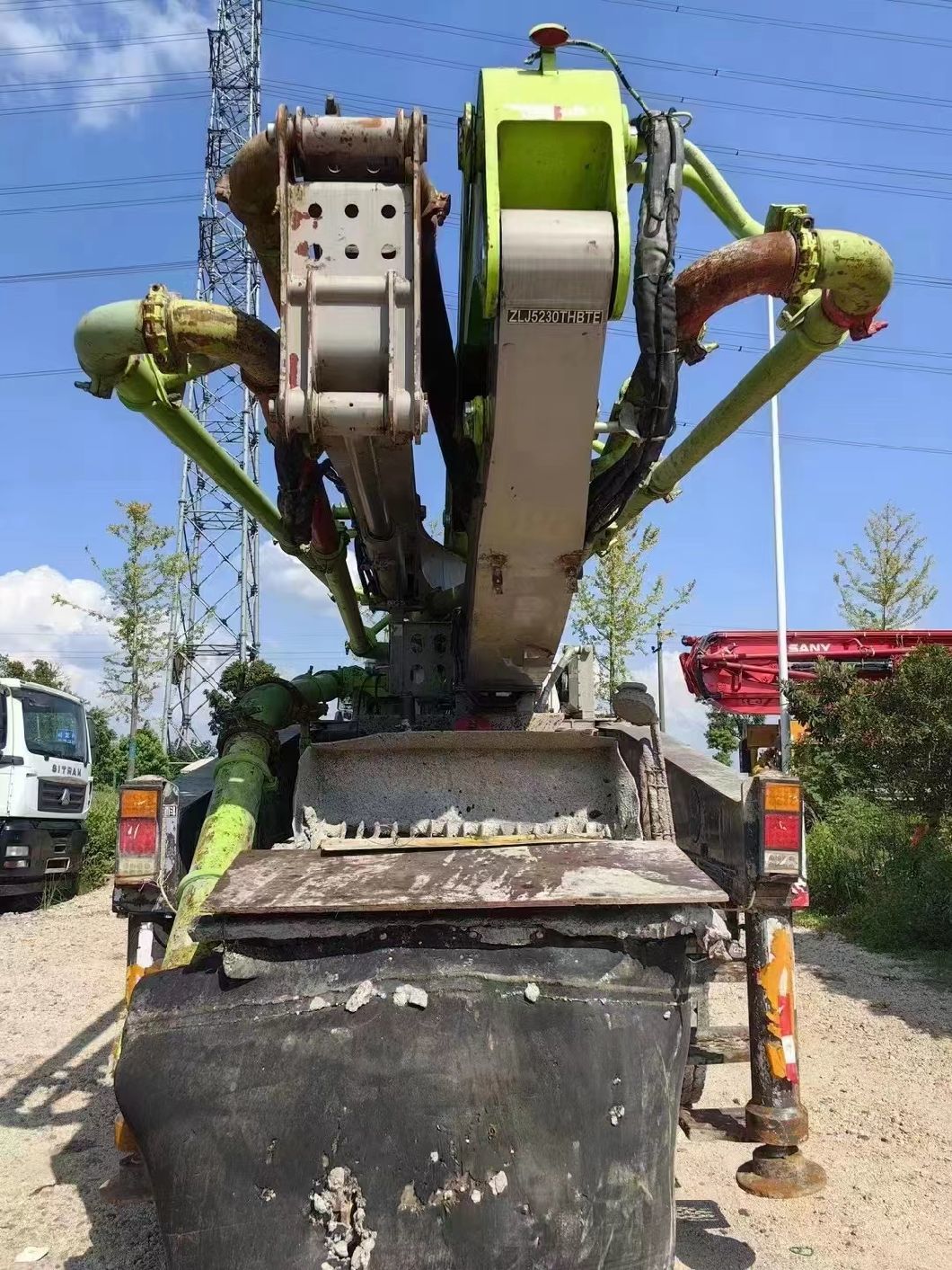Truck Mounted Pump 38m Concrete Pump Truck Construction Machinery Zoomlion Concrete Pump Truck