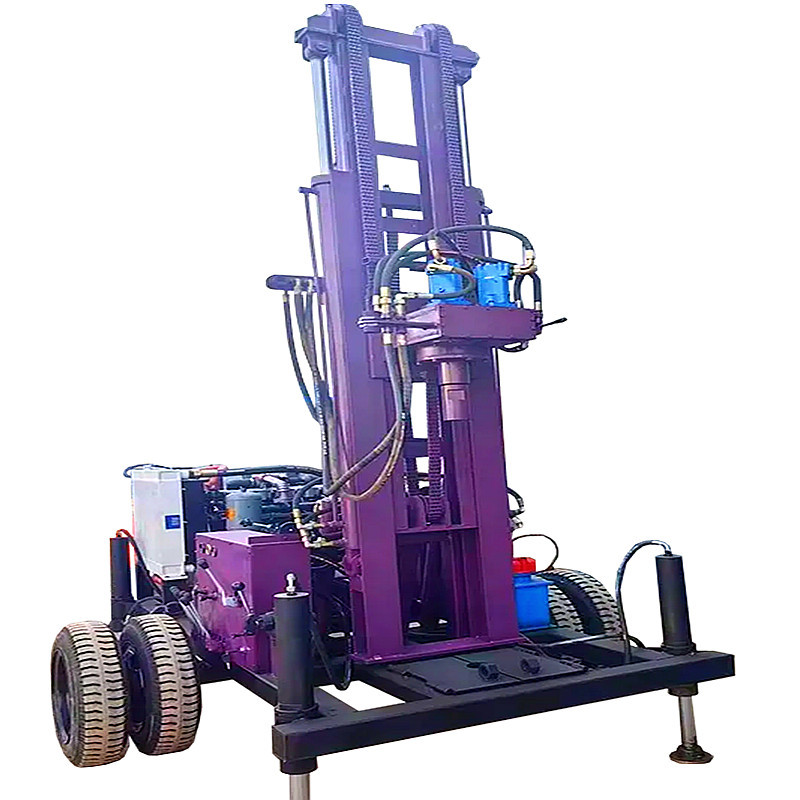Water Well Drilling Rig Machine Power 78KW Water Borehole Drilling Equipment Portable Well Drilling Rig