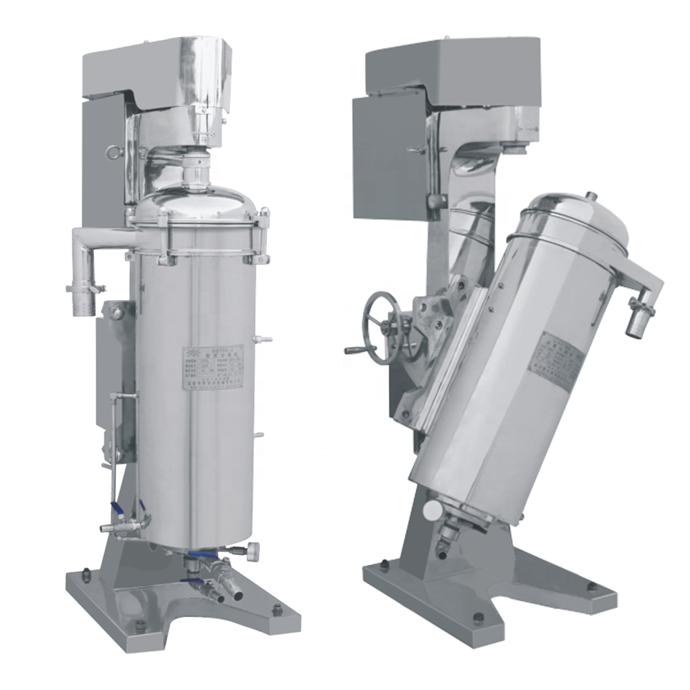 500*400*1200mm Size Tubular Bowl Centrifuge for Chemical Machinery Equipment 500L/h