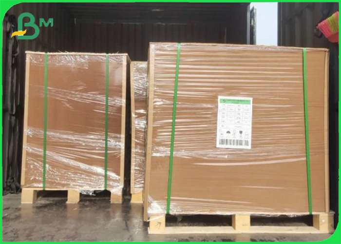 Uncoated FDA Approved Kraft Paper Rolls For Making Moisture Proof Fast Food Boxes