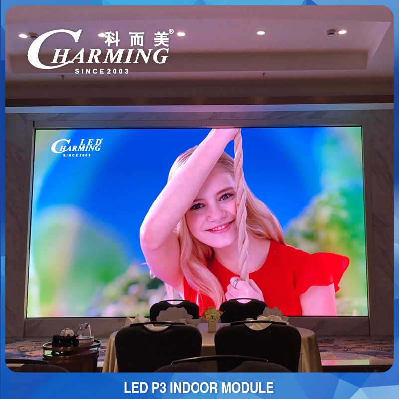 16 Bit P3 Indoor LED Video Modules 3840Hz Fixed Installation