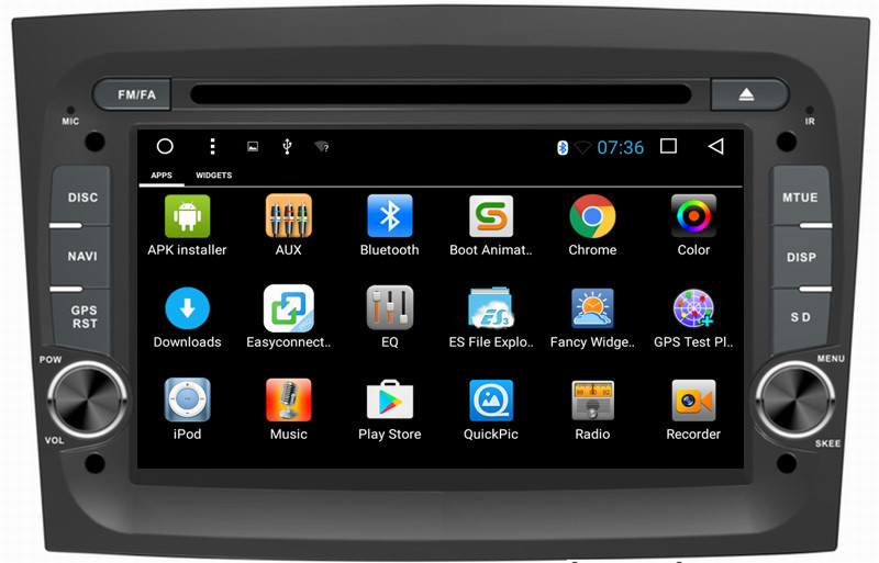 Ouchuangbo car radio android 6.0 for Fiat Doblo with 1080P Video USB 4*45 Watts amplifier
