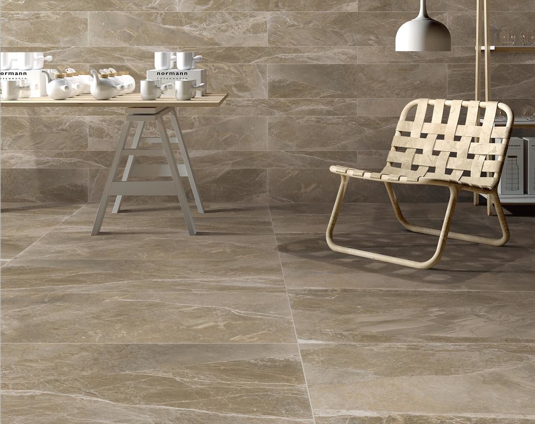 Indoor Matte Finish Marble Look Porcelain Tile 24 X 48 X 0.47 Inches