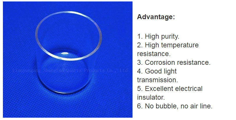Professional Quartz Products Low Thermal Conductivity High Performance