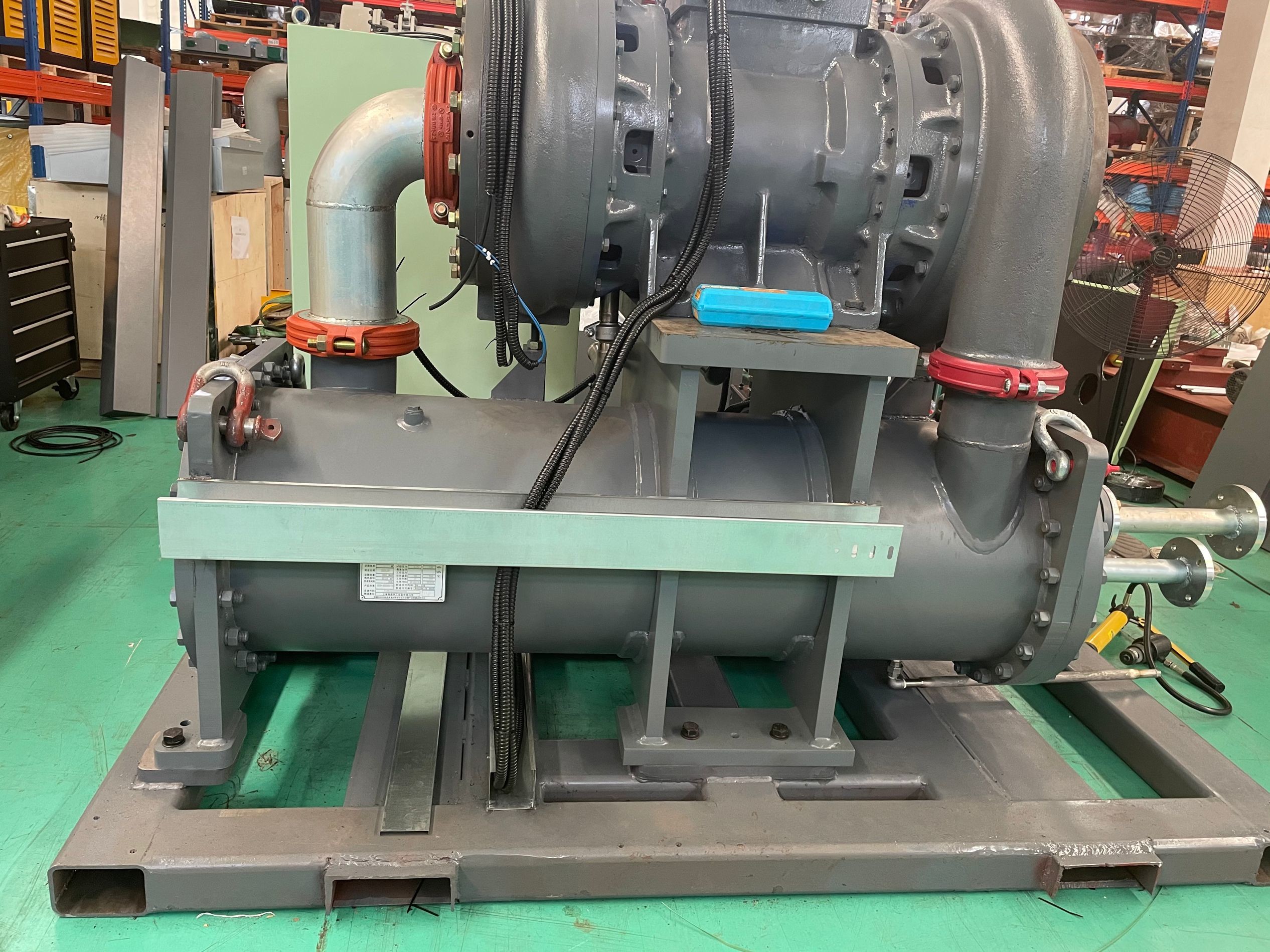 90kw 4Bar Low Pressure Centrifugal Turbo Air Compressor Stationary Type