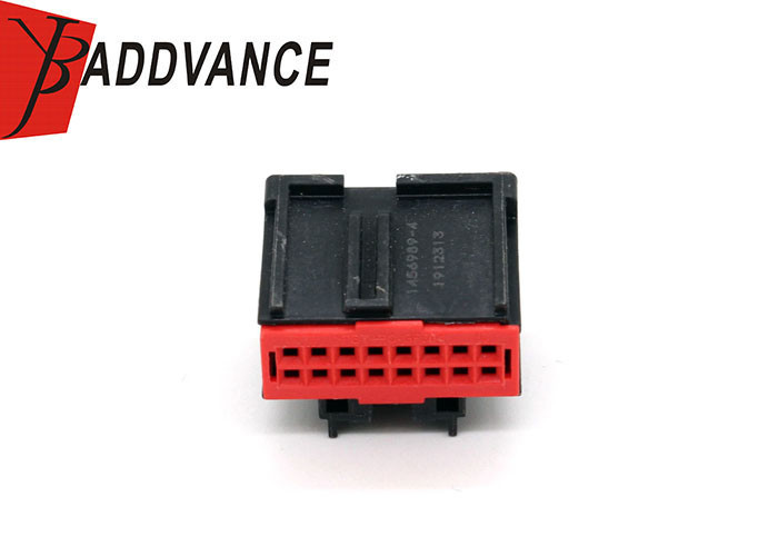 1456989-4 16 Pin Female Tyco AMP Connectors Rectangular