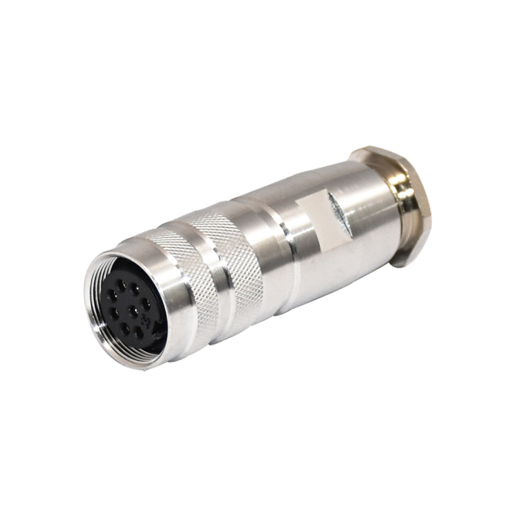 PA66 Rigoal M16 Straight Metal Connector Screw Joint Shield