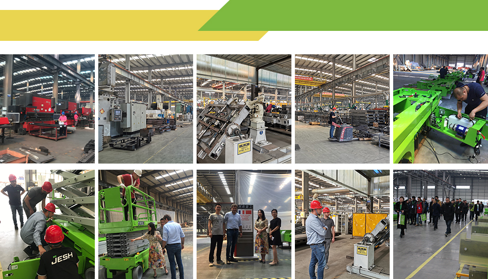 Hydraulic 6m 230kg small indoor electric platform scissor lift for sale