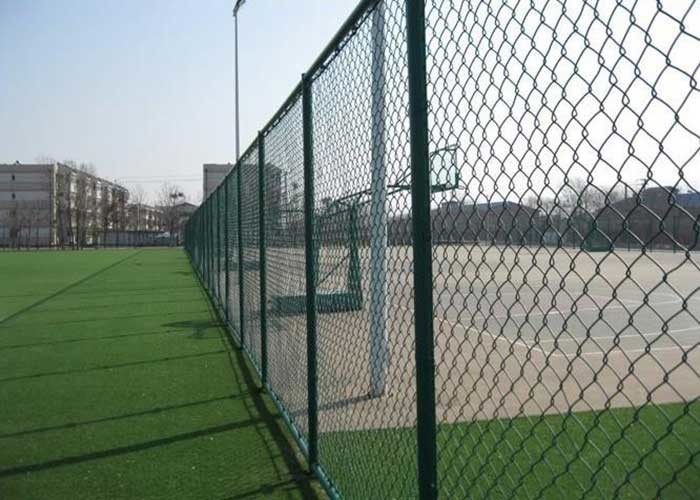 anti corrosion Basketball Court Diamond Chain Link Fence