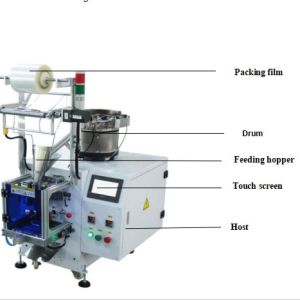 Small Vertical Fully Automatic Packaging Machine 1100mm GL-B861