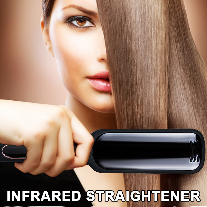 CE CETL Infrared Flat Iron , 60W professional hair straightening machine
