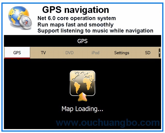 Touch screen radio gps for Alfa Romeo GT /Alfa Romeo 147 with car mp3 player OCB-8805