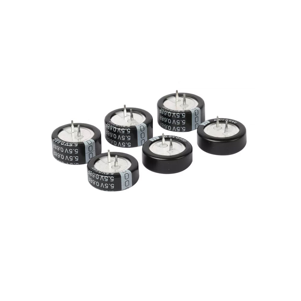 Button Double Layer Farad Super Capacitor 5.5V 0.68F C Type