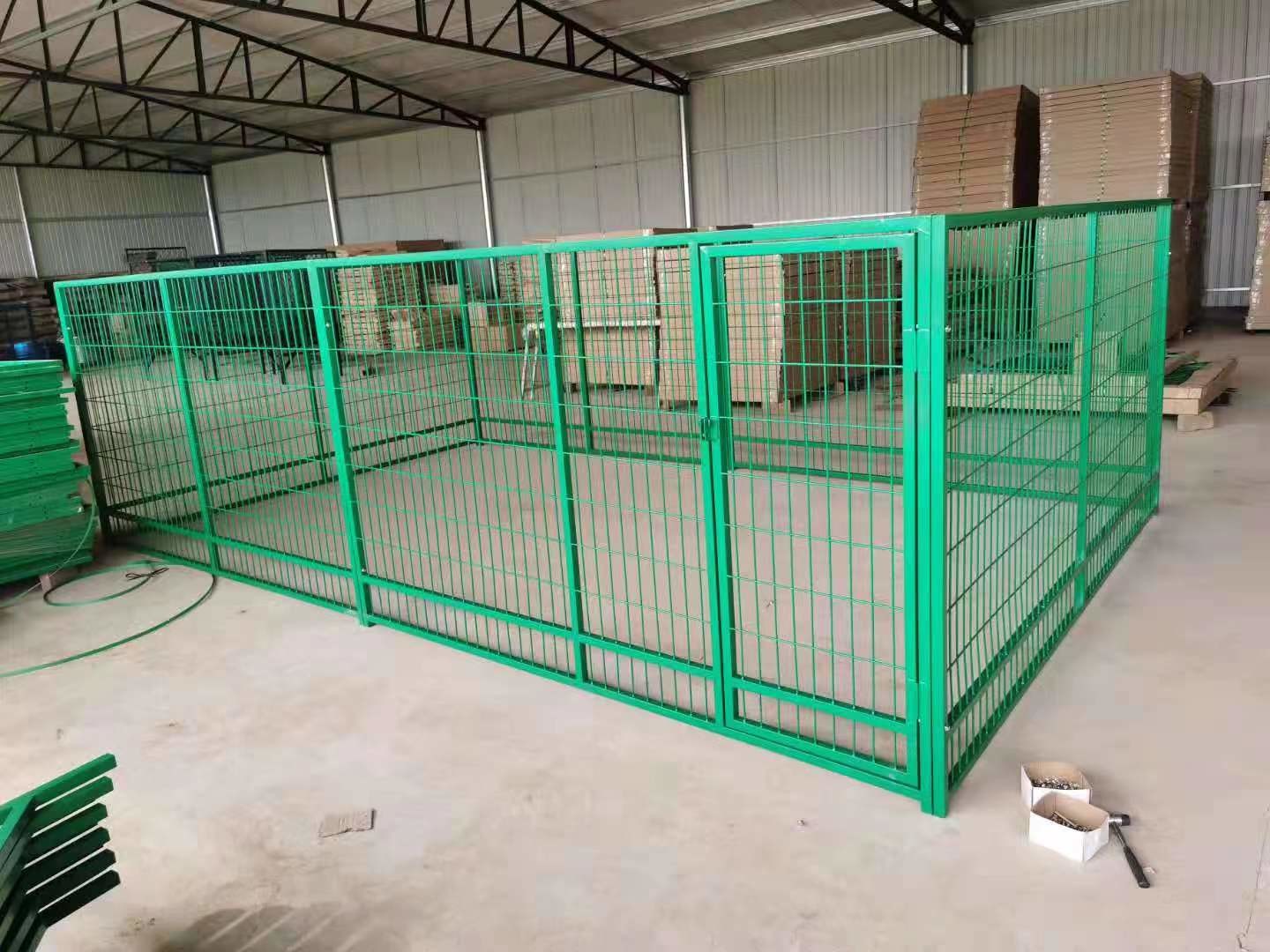 8'x10' Pet Dog Kennel Play Pen Run House Powder Coated Welded Wire Dog Kennel