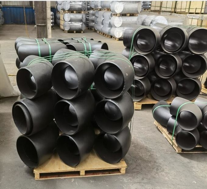 ASME B16.9 Butt Welded Pipe Fittings SCH10 SCH20 STD SCH40 SCH80 Black Steel Elbow 3